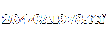 fonts 264-CAI978.ttf