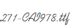 fonts 271-CAI978.ttf