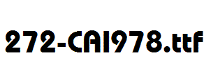 fonts 272-CAI978.ttf