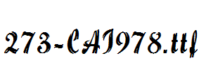 fonts 273-CAI978.ttf