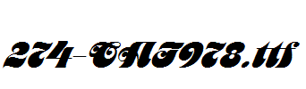 fonts 274-CAI978.ttf