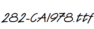 fonts 282-CAI978.ttf