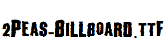 fonts 2Peas-Billboard.ttf