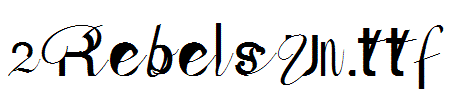 fonts 2RebelsUn.ttf