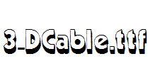 fonts 3-DCable.ttf