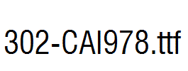 fonts 302-CAI978.ttf