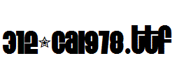 fonts 312-CAI978.ttf