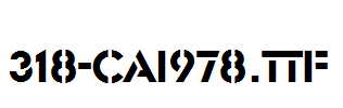 fonts 318-CAI978.ttf