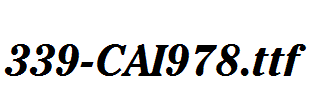 fonts 339-CAI978.ttf