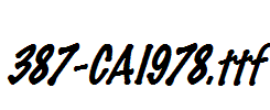 fonts 387-CAI978.ttf