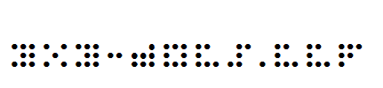 fonts 3x3-dots.ttf