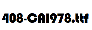 fonts 408-CAI978.ttf