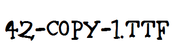 fonts 42-copy-1.ttf