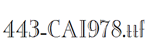 fonts 443-CAI978.ttf