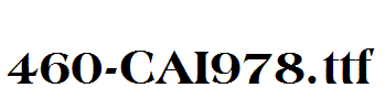 fonts 460-CAI978.ttf