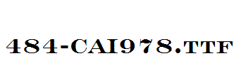 fonts 484-CAI978.ttf