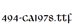 fonts 494-CAI978.ttf