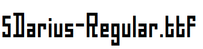 fonts 5Darius-Regular.ttf