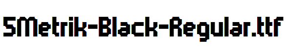 fonts 5Metrik-Black-Regular.ttf