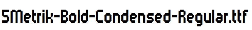fonts 5Metrik-Bold-Condensed-Regular.ttf