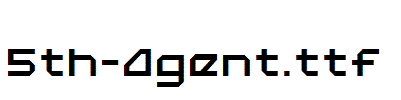 fonts 5th-Agent.ttf