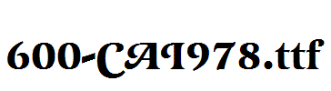 fonts 600-CAI978.ttf