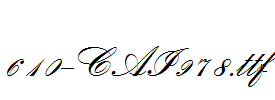 fonts 610-CAI978.ttf