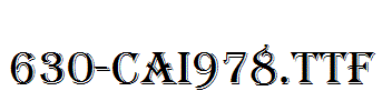 fonts 630-CAI978.ttf