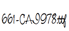 fonts 661-CAI978.ttf