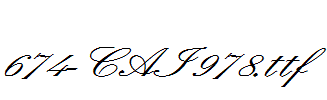 fonts 674-CAI978.ttf