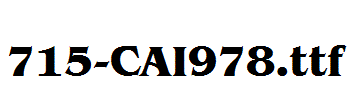 fonts 715-CAI978.ttf