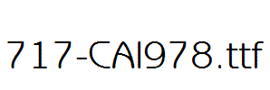 fonts 717-CAI978.ttf