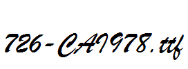 fonts 726-CAI978.ttf