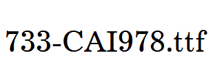 fonts 733-CAI978.ttf