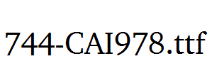 fonts 744-CAI978.ttf