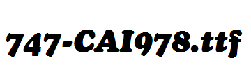 fonts 747-CAI978.ttf