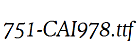 fonts 751-CAI978.ttf