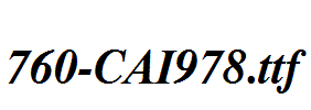 fonts 760-CAI978.ttf