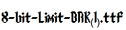 fonts 8-bit-Limit-BRK(1).ttf