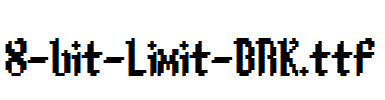 fonts 8-bit-Limit-BRK.ttf