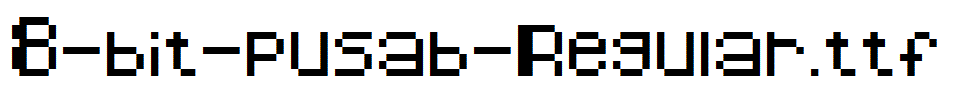 fonts 8-bit-pusab-Regular.ttf