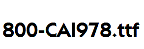 fonts 800-CAI978.ttf