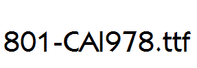 fonts 801-CAI978.ttf