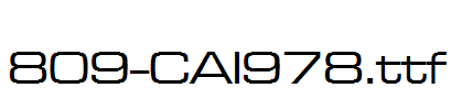 fonts 809-CAI978.ttf