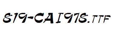 fonts 819-CAI978.ttf