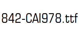 fonts 842-CAI978.ttf