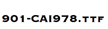 fonts 901-CAI978.ttf