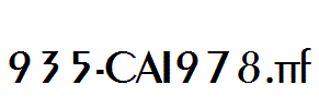 fonts 935-CAI978.ttf