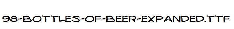 fonts 98-Bottles-of-Beer-Expanded.ttf