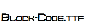 fonts Block-Code.ttf